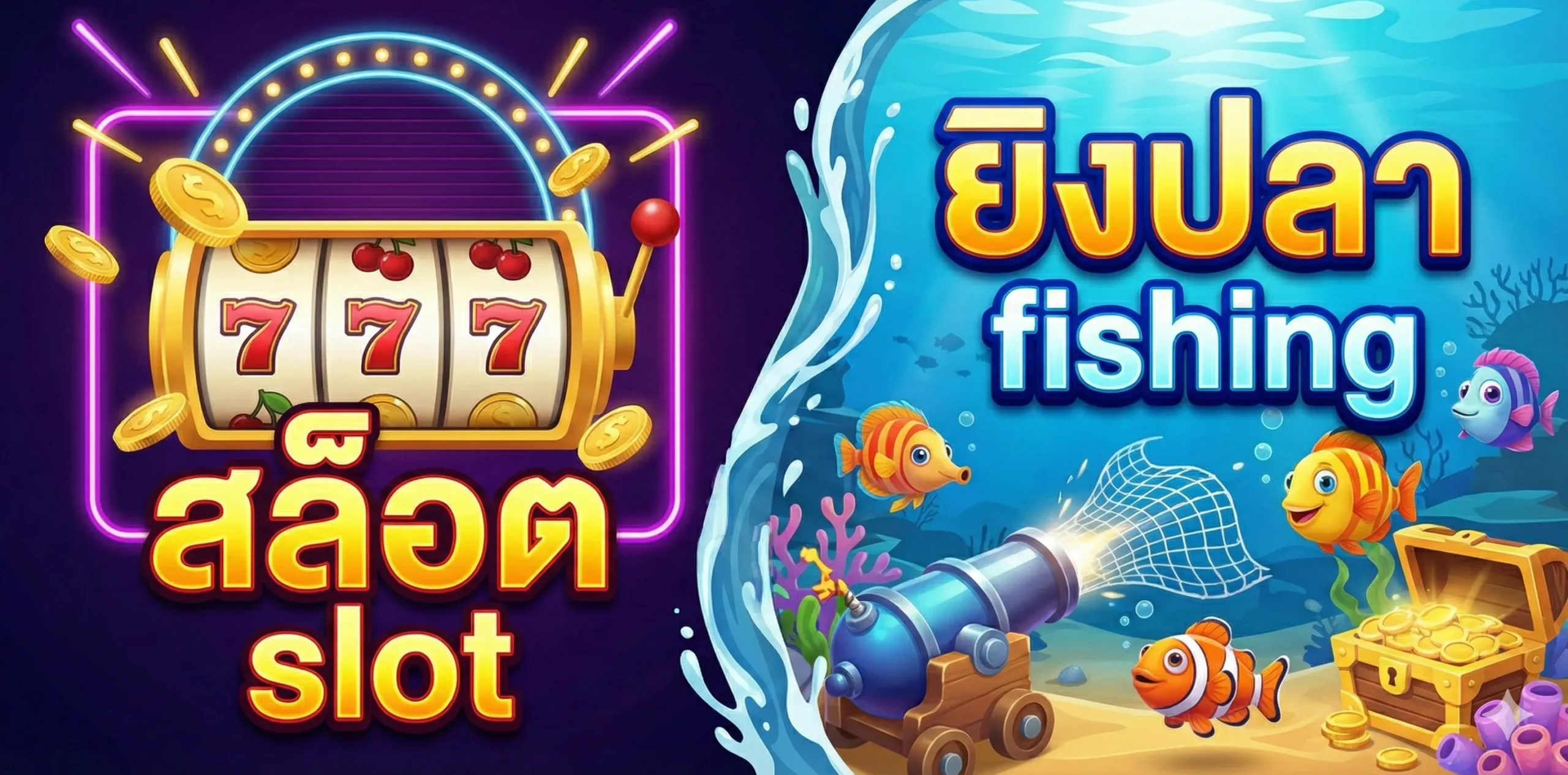 สล็อต & ยิงปลา